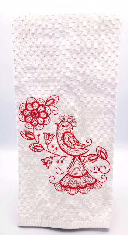 Scandinavian Folk Art Songbird