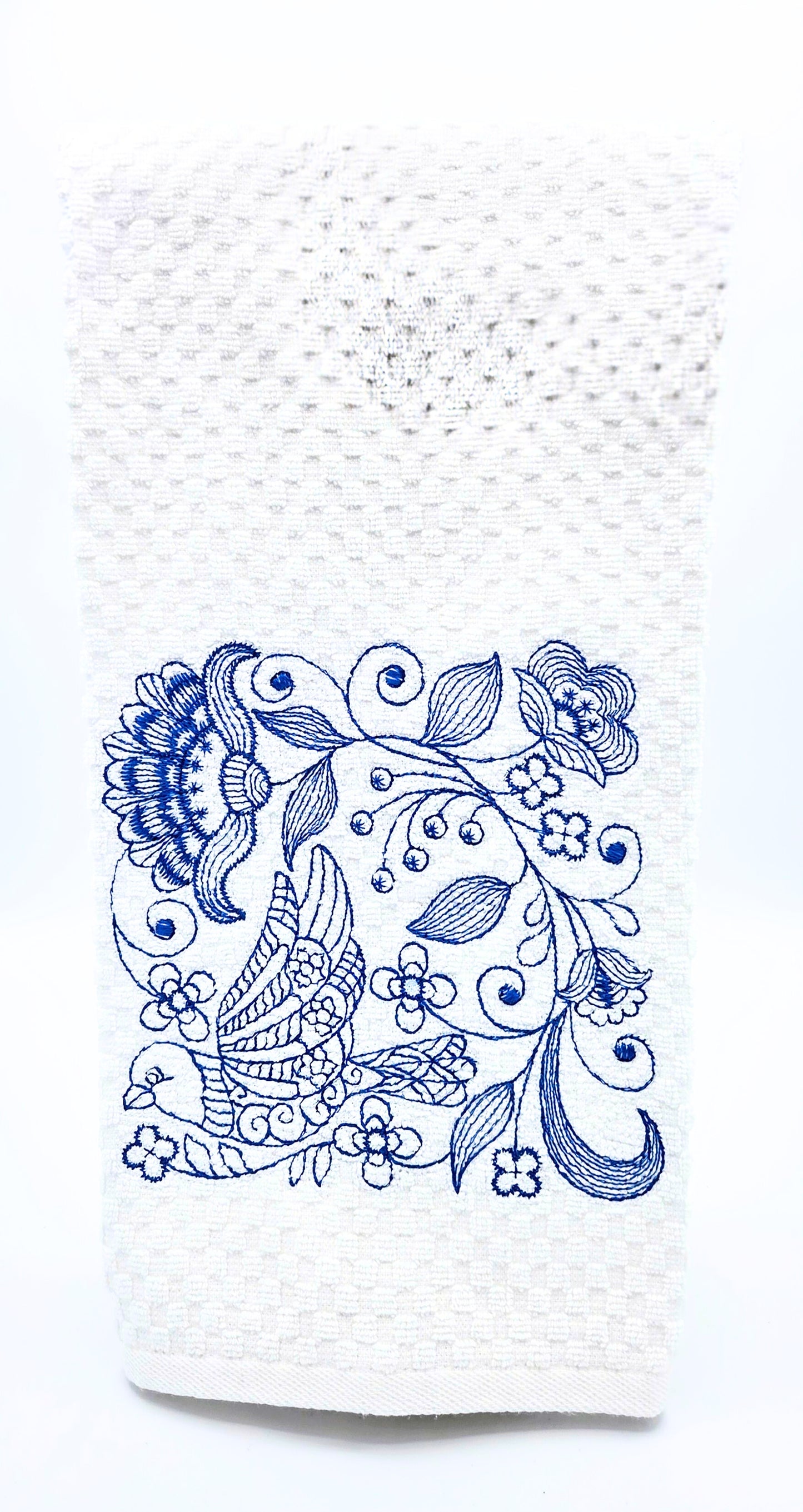 Scandinavian Folk Art Bird in a Tree