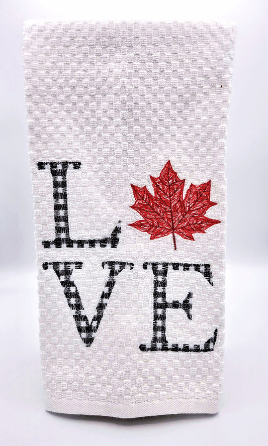 LOVE Canada Home Towel