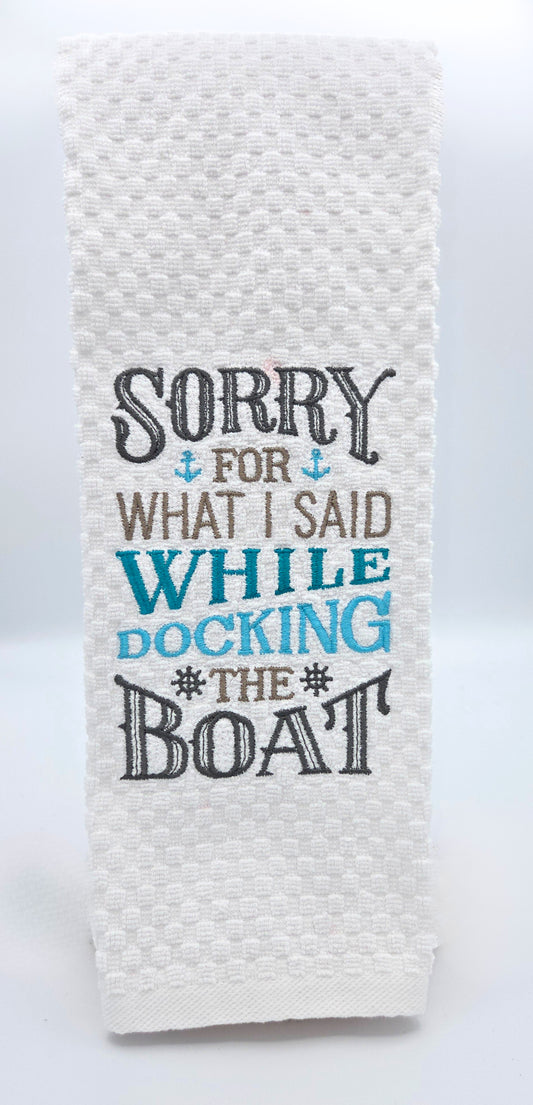 Sorry for what I said...